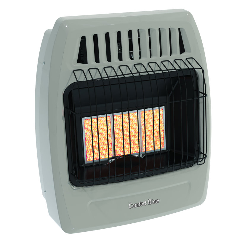 Kero World Natural Gas Infrared Wall Mounted Heater with Thermostat